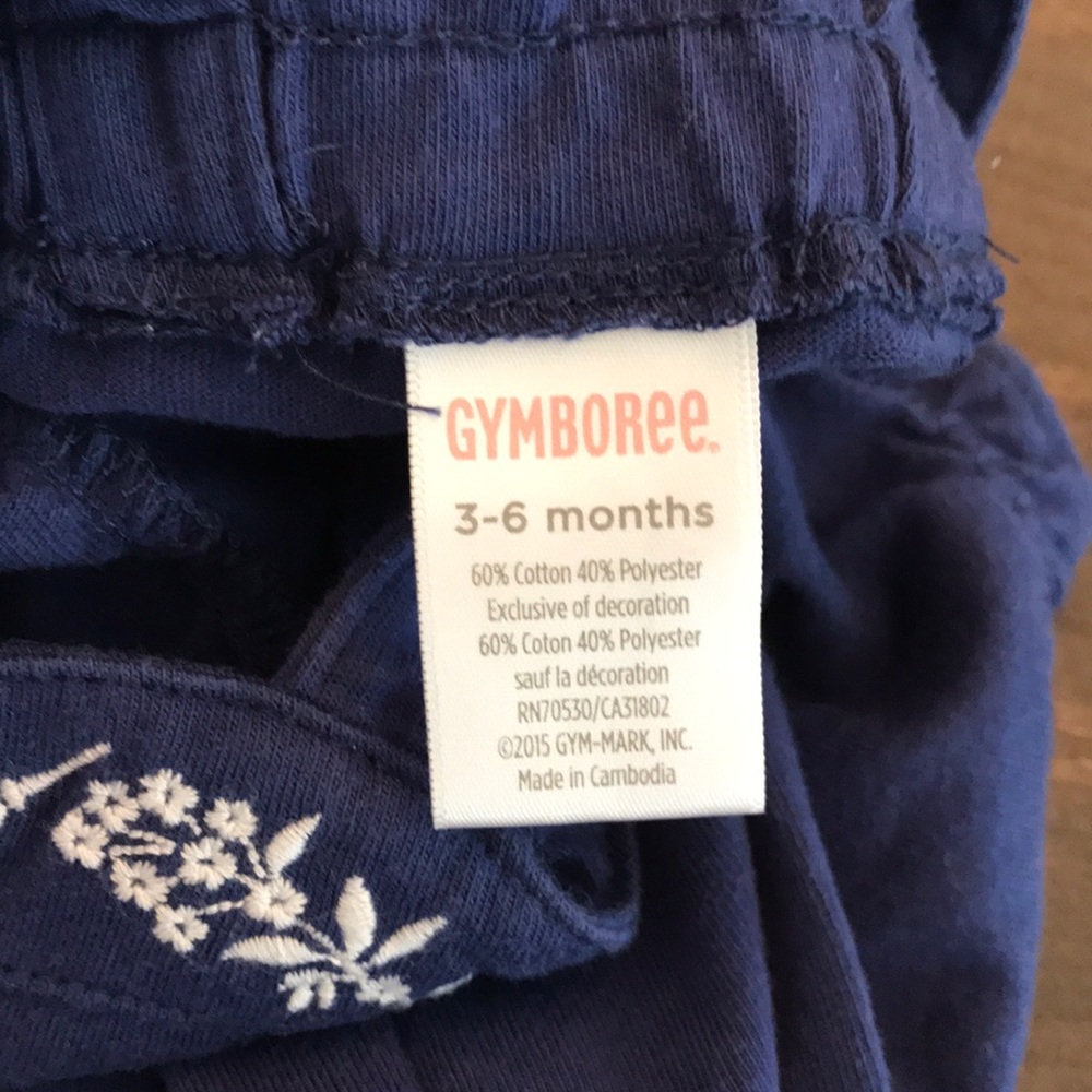 Gymboree embroidered romper - 3-6months - Picture 5 of 5